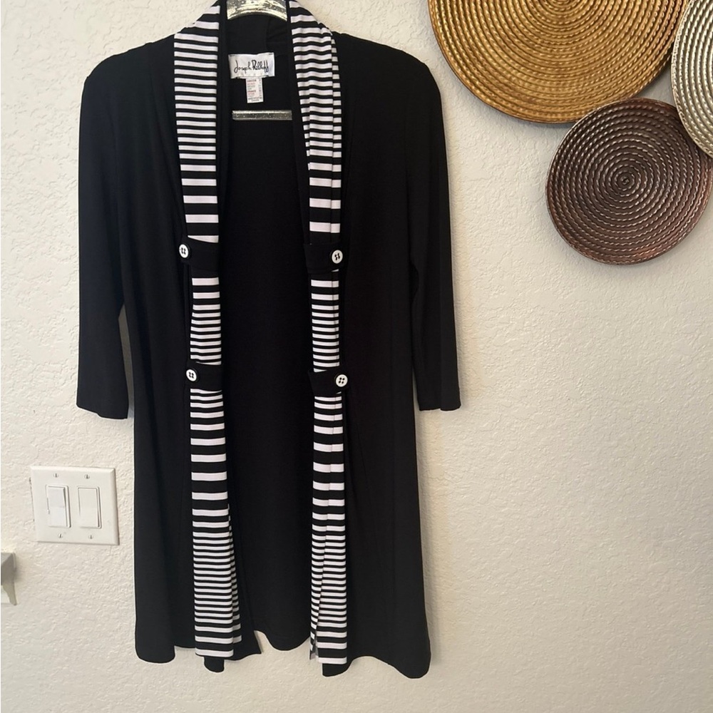 Joseph Ribkoff‎ Monochrome Striped Jacket